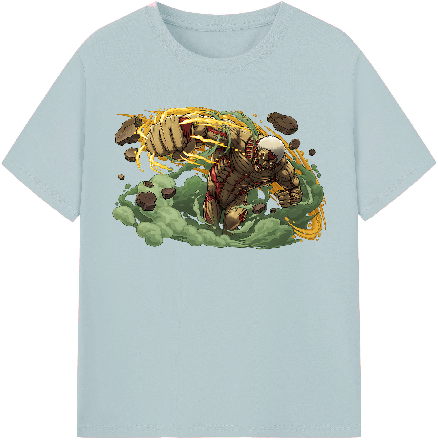 （画像用） 進撃の巨人 Attack on Titan 綿100％半袖Tシャツ（フロントプリント）